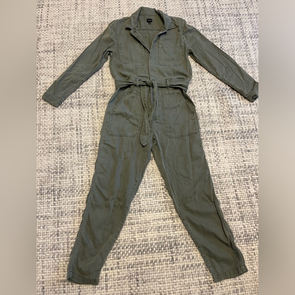 Joie jumpsuit 3/4 sleeves in olive, Sz.s